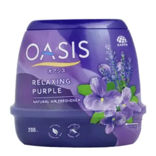 OASIS AIR FRESHNER GEL RELAXING PURPLE 200G