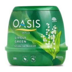 OASIS AIR FRESHNER GEL LIVELY GREEN 200G