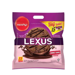 MUNCHY'S LEXUS COOKIES DARK CHOCOLATE 405GM MUNCHY'S LEXUS COOKIES DARK CHOCOLATE 405GM