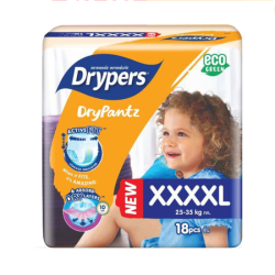 DRYPERS DRYPANTZ  XXXXL18 DRYPERS DRYPANTZ  XXXXL18
