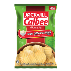 JACK N JILL CALBEE SOUR CREAM & ONION 150GM JACK N JILL CALBEE SOUR CREAM & ONION 150GM