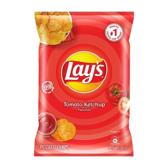 LAYS TOMATO KETCHUP 50GM