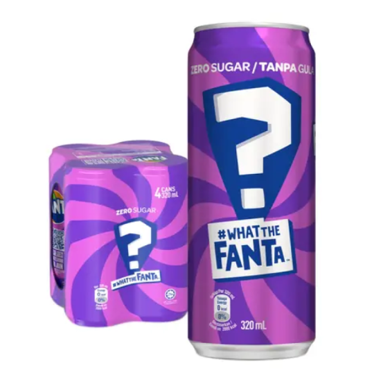 FANTA WHATTHEFANTA ZERO SUGAR 320ML*4