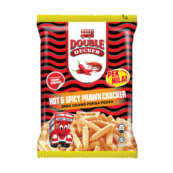DOUBLE DECKER PRAWN HOT & SPICY 80GM