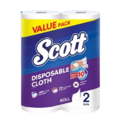SCOTT CLEANING CLOTH-LIKE WIPES 63s*2 SCOTT CLEANING CLOTH-LIKE WIPES 63s*2