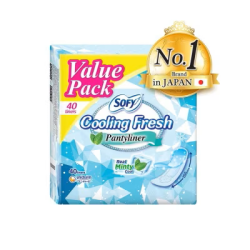 SOFY COOL FRESH LINER REG. 40S