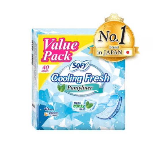 SOFY COOL FRESH LINER REG. 40S