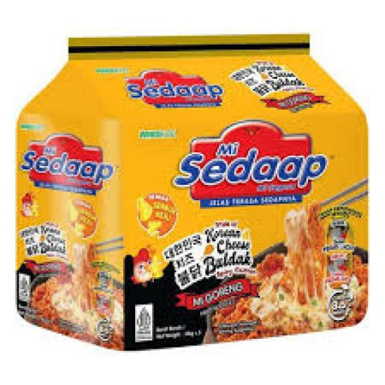 MI SEDAAP GORENG KOREAN CHEESE BULDAK 86GM*5