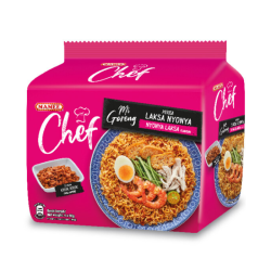 MAMEE CHEF LAKSA NYONYA GORENG 93G*4 MAMEE CHEF LAKSA NYONYA GORENG 93G*4