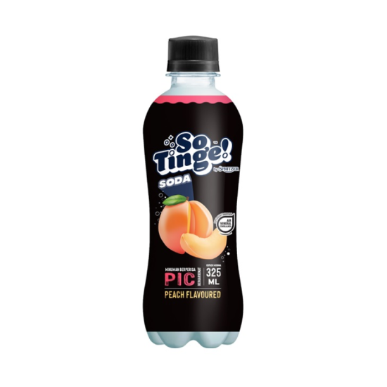 SPRITZER SO TINGE PEACH FRUIT DRINK 325ML