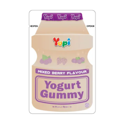 YUPI YOGURT GUMMY MIXED BERRIES 35GM YUPI YOGURT GUMMY MIXED BERRIES 35GM