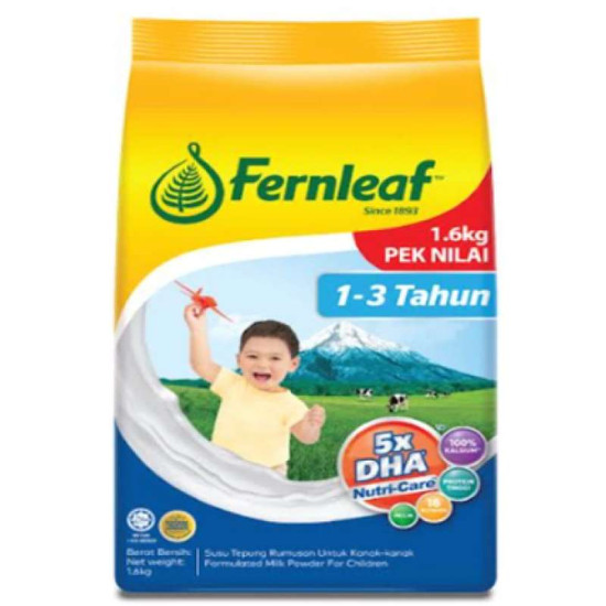 FERNLEAF GUMP 1-3 YEAR PLAIN  1.6KG'