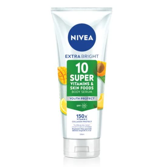 NIVEA WOMEN EXTRA BRIGHT 10 LOTION GOLDEN FRUIT 320ML