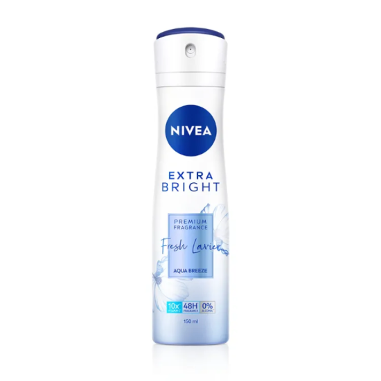 NIVEA WOMEN EXTRA BRIGHT SPRAY FRESH LAVIER 150ML