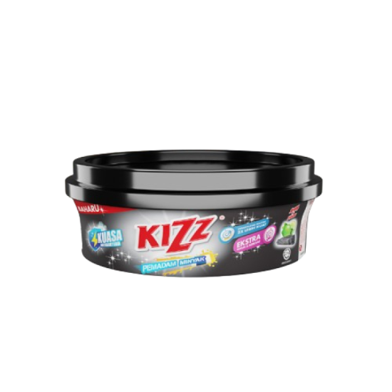 KIZZ DISHWASH PASTE LIME CHARCOAL 350G