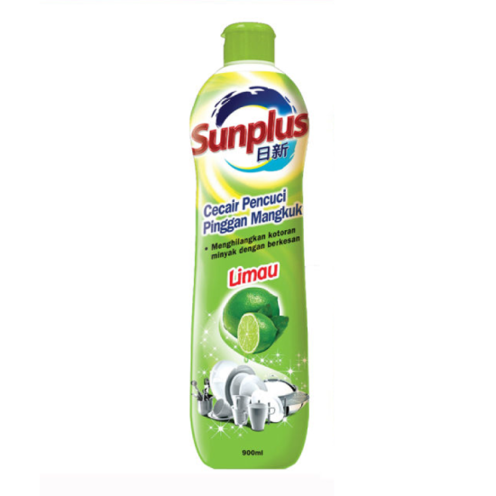 SUNPLUS DISHWASH LIME 900ML