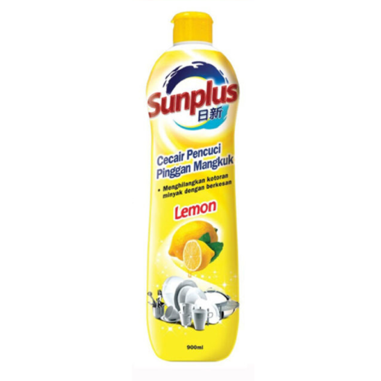 SUNPLUS DISHWASH LEMON 900ML