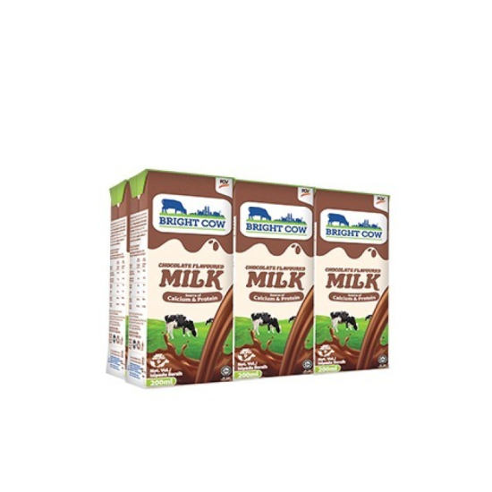 BRIGHT COW UHT CHOCOLATE MILK 200ML*6