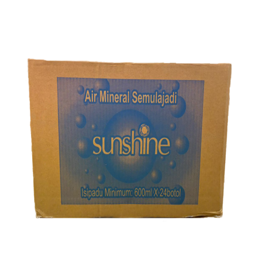 SUNSHINE MINERAL WATER 600ML*24