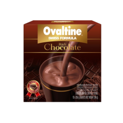 OVALTINE SWISS RICH CHOCOLATE DRINK 29.6GM*10 OVALTINE SWISS RICH CHOCOLATE DRINK 29.6GM*10