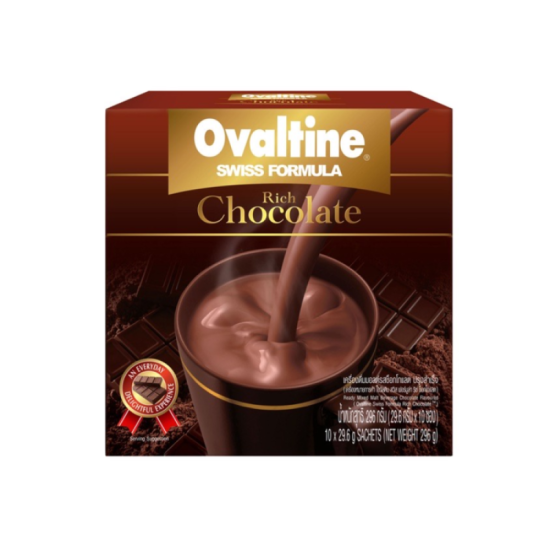 OVALTINE SWISS RICH CHOCOLATE DRINK 29.6GM*10