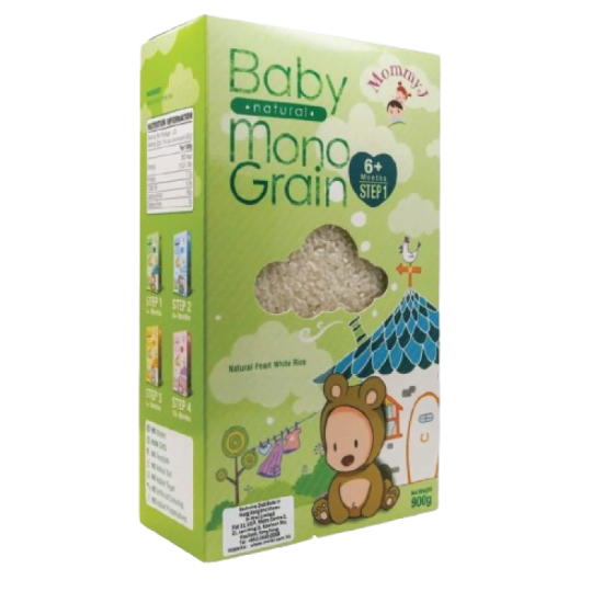 MommyJ S1 ORGANICALLY GROWN PEARLS WHITE RICE 900G