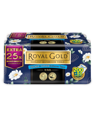 ROYAL GOLD ELEGANT TOILET ROLL 16R (WRAP)