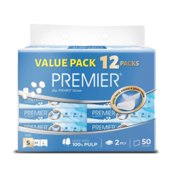 PREMIER SOFT PACK TISSUE 50S*12 PREMIER SOFT PACK TISSUE 50S*12