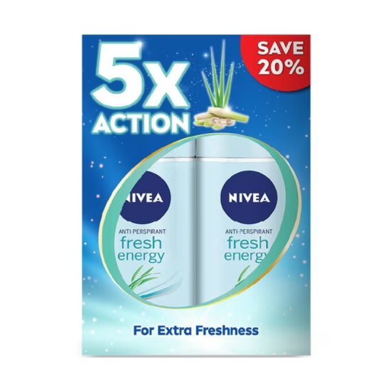 NIVEA WOMEN DEODORANT - FRESH ENERGY 50ML*2