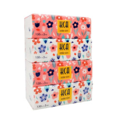 KCA SOFT PACK TISSUE 3PLY 130'S*4 KCA SOFT PACK TISSUE 3PLY 130'S*4