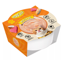MOOCHIE CAT (CUP) TUNA MOUSSE WITH SALMON 85G MOOCHIE CAT (CUP) TUNA MOUSSE WITH SALMON 85G