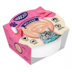 MOOCHIE CAT (CUP) TUNA MOUSSE WITH GOAT MILK 85G MOOCHIE CAT (CUP) TUNA MOUSSE WITH GOAT MILK 85G