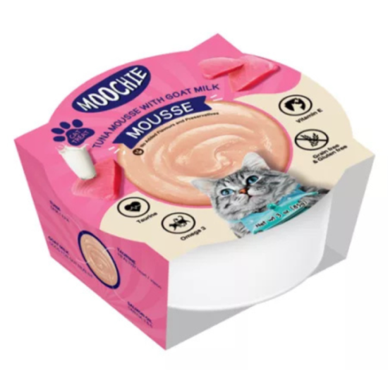 MOOCHIE CAT (CUP) TUNA MOUSSE WITH GOAT MILK 85G