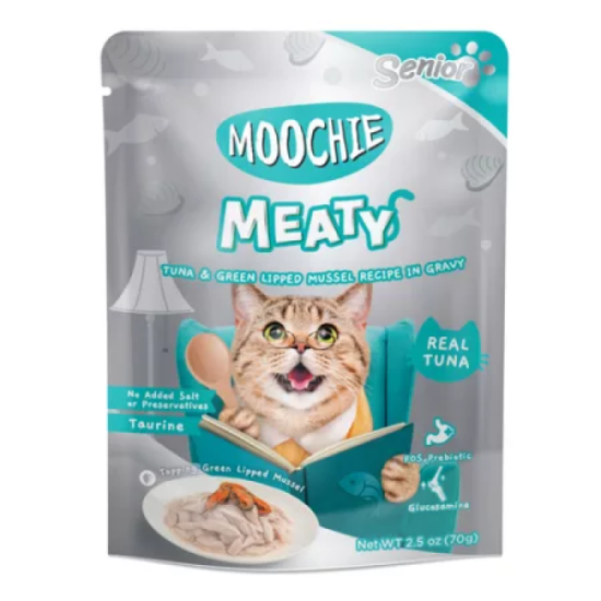 MOOCHIE CAT MEATY TUNA & GREEN LIPPED MUSSEL 70G