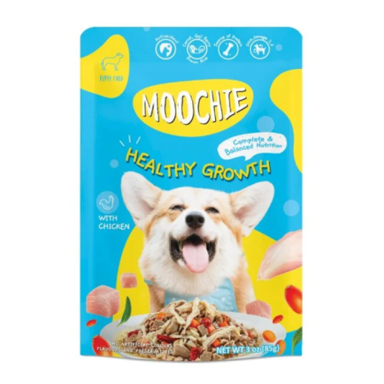 MOOCHIE DOG (P) HEALTHY GROWTH 85G