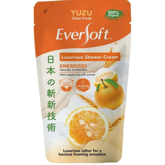 EVERSOFT SHOWER CREAM REFILL YUZU 550G