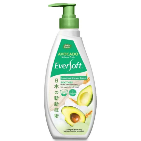 EVERSOFT SHOWER CREAM AVOCADO 650G