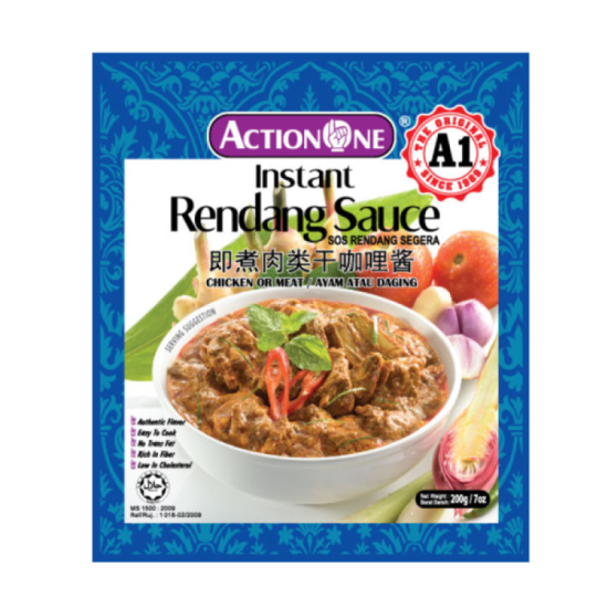ACTION ONE INSTANT RENDANG SAUCE 200G