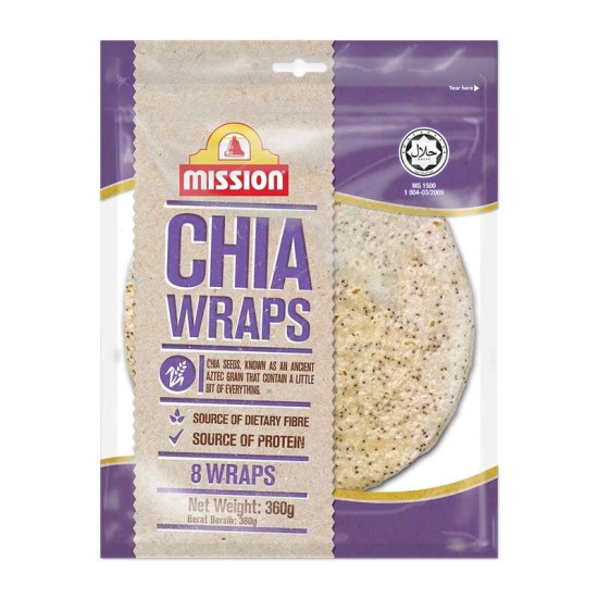 MISSION WRAPS CHIA 360G