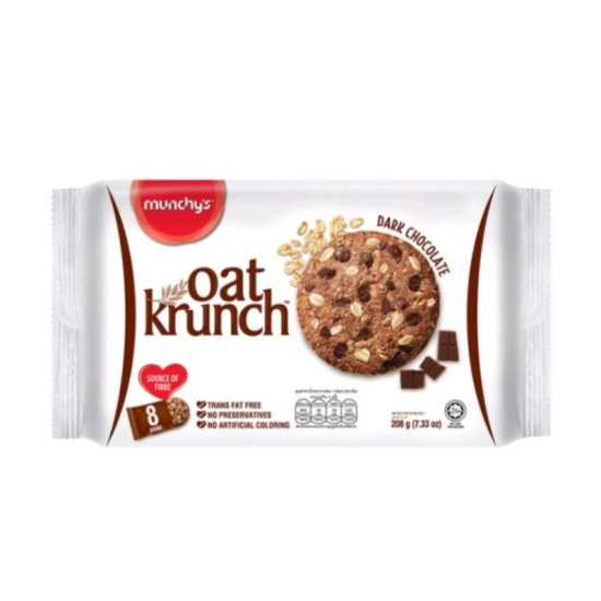 MUNCHY'S OAT KRUNCH DARK CHOCO 208GM