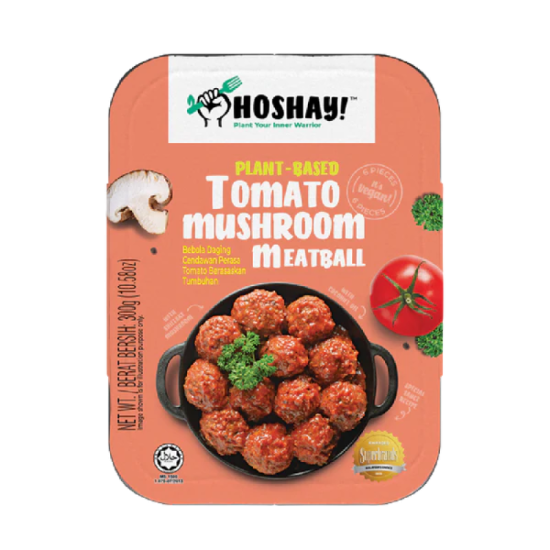 HOSHAY PLANT BASED TOMATO MUSHROOM MEATBALL 300GM