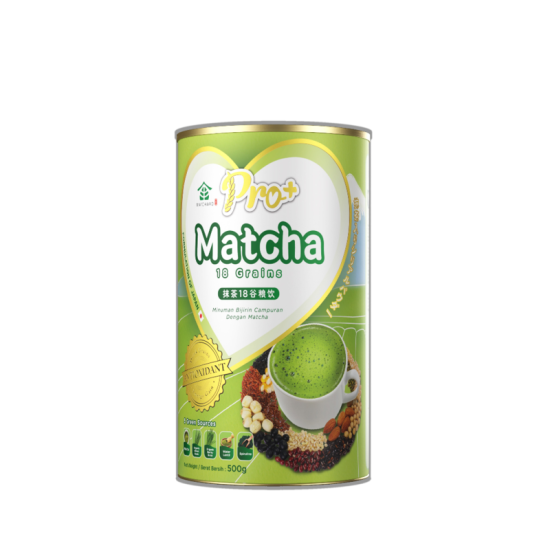 MATCHARO MATCHA PRO+ 18 GRAINS 500GM