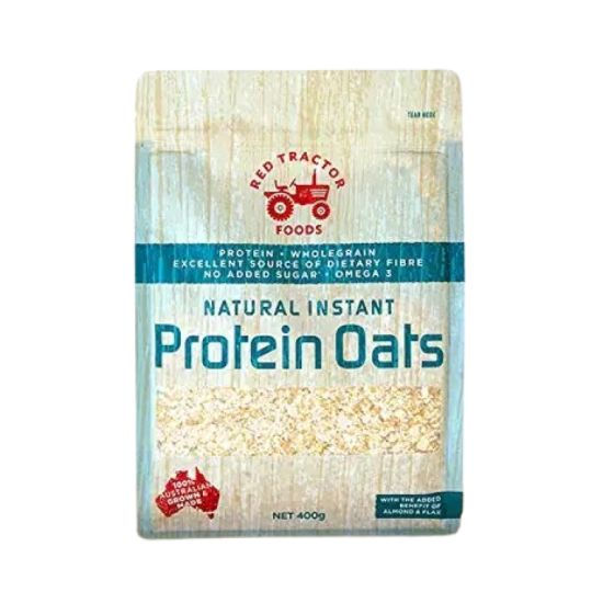 RED TRACTOR NATURAL INSTANT PROTEIN OATS 400G