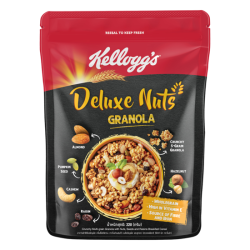 KELLOGG'S GRANOLA DELUXE NUTS 220GM KELLOGG'S GRANOLA DELUXE NUTS 220GM