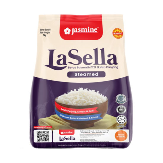 JASMINE LASELLA BASMATHI STEAMED 5KG