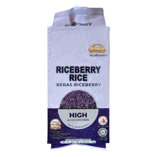 ECOBROWN'S RICEBERRY RICE 1KG