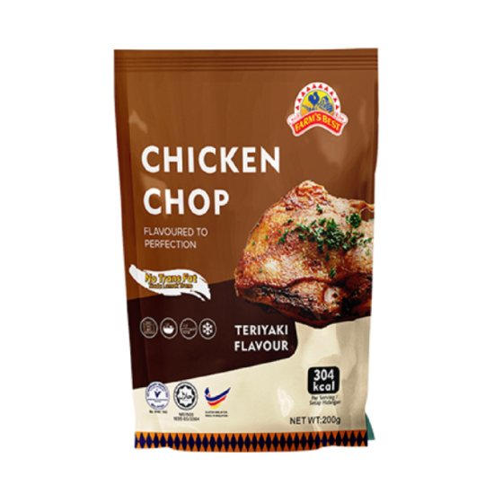 FARM BEST MARINATED CHICKEN CHOP - TERIYAKI 200G