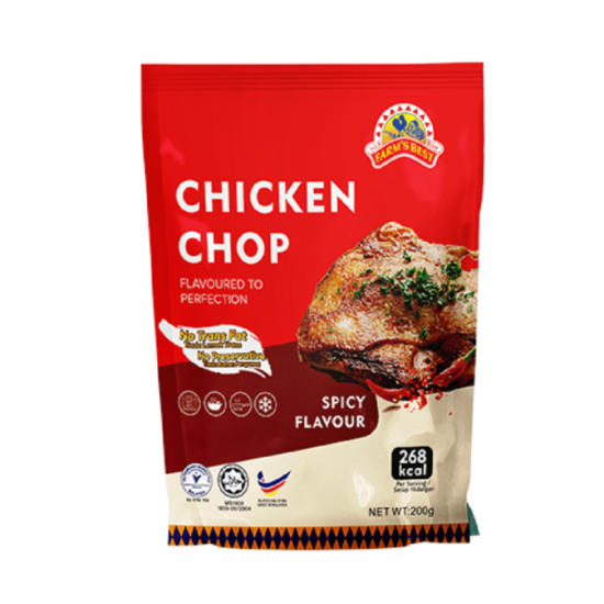 FARM BEST MARINATED CHICKEN CHOP - SPICY 200G