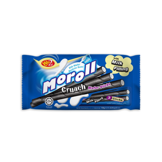 MOROLL CRUNCH WAFER STICKS MILK 18GM*5