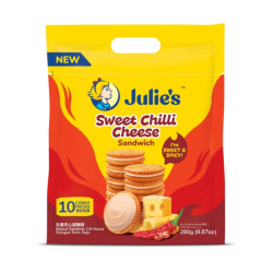 JULIE'S SWEET CHILLI CHEESE 280GM JULIE'S SWEET CHILLI CHEESE 280GM